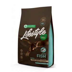 Nature's Protection Lifestyle Grain Free Adult Cat White Fish, 7 kg