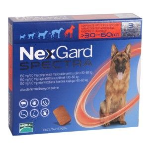 NEXGARD SPECTRA DOG XL(30-60kg) - 3 tbl