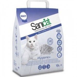 Nisip pentru litiera, Sanicat Hygiene+, 10 l