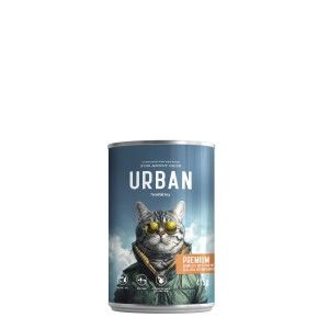 Hrana Umeda Pisici, NashiDay Urban, Vitel, Pasare si Morcovi, 415 g (Hrana Umeda - Pisici)