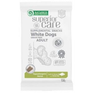 Nature's Protection Snack Superior Care Hypoallergenic Dental with White Fish, 150 g