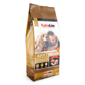 Hrana uscata caini, Nutraline Adult Medium, 12.5 kg (Hrana Uscata - Caini)