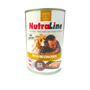 Hrana umeda caini, Nutraline Adult No Grain Pui, 400 g (Hrana Umeda - Caini)