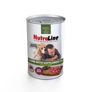 Hrana umeda caini, Nutraline Adult Monoprotein Miel & Ulei de Sofranel, 800 g (Hrana Umeda - Caini)