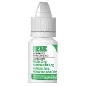 OTOSTATIC, Pasteur, suspensie otica, 7.5 ml (PRESCRIPTIE NECESARA)