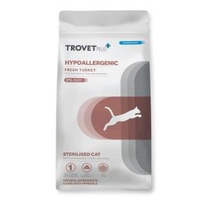Trovet Plus Sterilised Cat Hypoallergenic, Curcan, 2.5 kg