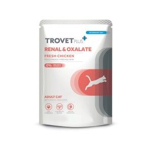 Trovet Plus Adult Cat Renal Oxalat, Pui, 85 g
