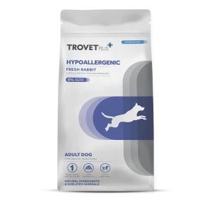 Trovet Plus Adult Dog Hypoallergenic, Iepure, 10 kg