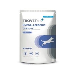 Trovet Plus Adult Dog Hypoallergenic, Iepure, 300 g