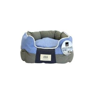 Pat caini si pisici, Aria Marchese Gondola Bleu/ Gri, S 50x40x25 cm (Perne, paturi, culcusuri, saltele)