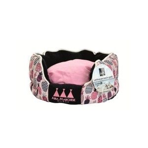 Pat caini si pisici, Aria Marchese Paradiso Pink/ Ananas, S 48x40x25 cm (Perne, paturi, culcusuri, saltele)