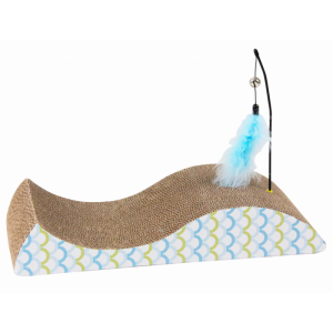 Pawise Ansamblu din Carton pentru Ascutitul Gherutelor cu Accesoriu, 48x22x8.5 cm