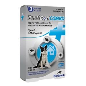 PestiGon Combo Dog M (10 - 20 kg), 3 pipete
