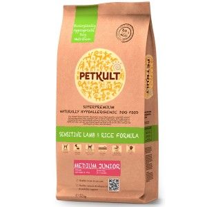 Petkult Medium Junior Sensitive Miel&Orez 12kg