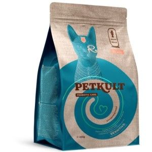Hrana uscata Petkult Probiotic Care Sensitive pentru pisici, cu somon, 400 g (Hrana Uscata - Pisici)