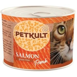 Petkult Cat cu Somon, 185 g