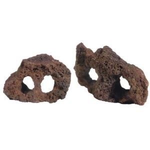Piatra lava 2 gauri/ Carved Lava 2 hole/ pret pe buc