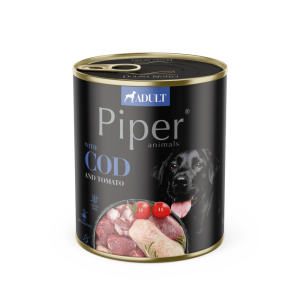 PIPER DOG- Carne de cod si tomate- 800g