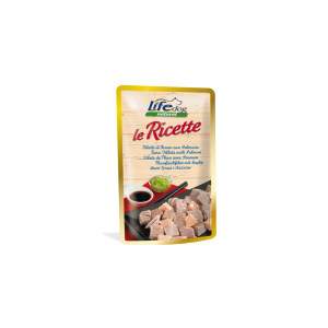 Hrana Umeda Caini, Life Dog Le Ricette, Ton File & Somon, 95 g (Hrana Umeda - Caini)