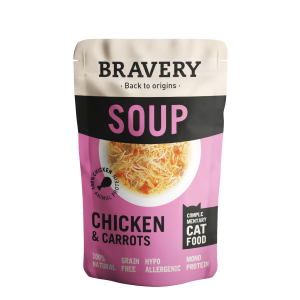 BRAVERY SOUPS CAT CHICKEN &  CARROTS 40 G