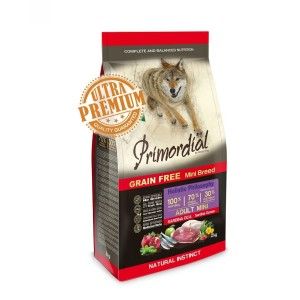 Primordial Grain-Free Holistic Dog Adult Mini, Sardine & Gasca, 6 kg (Hrana Uscata - Caini)