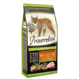 Primordial Grain-Free Holistic Cat Adult, Rata, Pui & Curcan, 6 kg (Hrana Uscata - Pisici)
