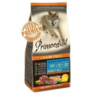 Primordial Grain-Free Holistic Dog Adult Duck & Trout, 12 kg (Hrana Uscata - Caini)