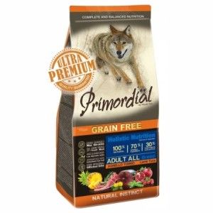 Primordial Grain-Free Holistic Dog Adult Tuna & Lamb, 2 kg (Hrana Uscata - Caini)
