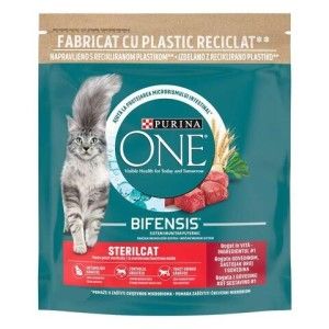 PURINA ONE Sterilcat, Vita si Cereale Integrale, hrana uscata pentru pisici, 1.4 kg (Hrana Uscata - Pisici)