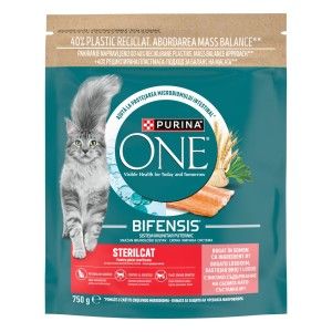 PURINA ONE Sterilcat, Vita si Grau, hrana uscata pentru pisici, 750 g (Hrana Uscata - Pisici)