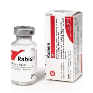 Rabisin, vaccin antirabic, 10 ml