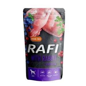 Hrana Umeda Caini, Rafi Dog, Iepure si Afine, 500 g (Hrana Umeda - Caini)