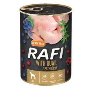 Hrana Umeda Caini, Rafi Dog, Prepelita si Afine, 400 g (Hrana Umeda - Caini)