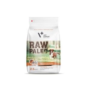 Raw Paleo, Puppy, Rase Medii, Curcan, 2.5 Kg