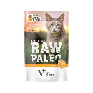 Raw Paleo Cat, Sterilised, Curcan, 100 g