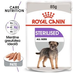 Royal Canin Sterilised Adult hrana umeda caine sterilizat (pate), 85 g 