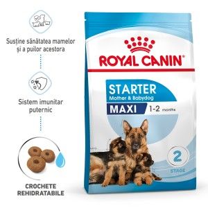 Royal Canin Maxi Starter Mother & Babydog, mama si puiul, hrana uscata caine, 4 kg
