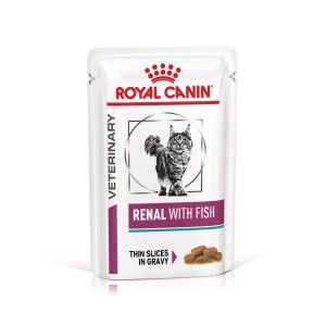 ROYAL CANIN Renal Fish, dieta veterinara pisici, sistem renal, 85 g (Diete Veterinare - Pisici)