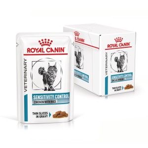 ROYAL CANIN Sensitivity Control, dieta veterinara pisici, afectiuni dermatologice, 12x85 g (Diete Veterinare - Pisici)