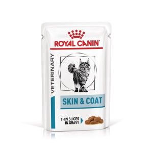 ROYAL CANIN Skin & Coat, dieta veterinara pisici, afectiuni dermatologice, 85 g (Diete Veterinare - Pisici)