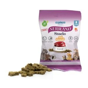Recompense Serrano Mediterranean Natural, Pisici, Ficat, 50 g (Delicii - Pisici)