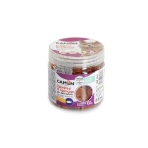 CAM-AF105 TREATS CU SOMON SUB FORMA DE INIMI 60G