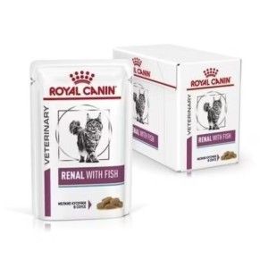 Royal Canin Renal with Fish, hrana umeda pisica, 12x85 g (Diete Veterinare - Pisici)