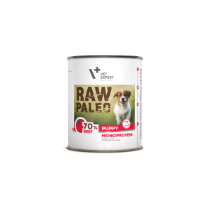 Raw Paleo Puppy, Conserva Monoproteica, Vita, 800 g