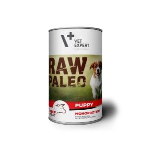 Raw Paleo Puppy, Conserva Monoproteica, Vita, 400 g