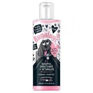 Sampon Caini Bugalugs Raspberry 3 in 1, 250 ml (Sampoane)