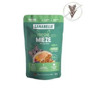Hrana umeda pisici, Sanabelle, Pastrav, Curcan si Pui, 100 g (Hrana Umeda - Pisici)