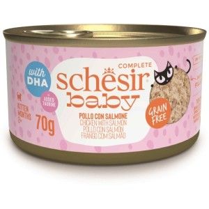 Schesir Baby Cat Pui si Somon, 70 g