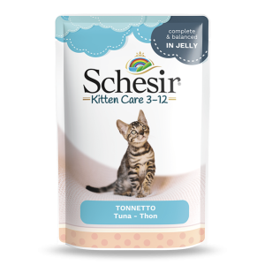 Schesir Kitten Tuna in Jelly, plic, 85 g