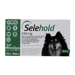 Selehold Dog 240 mg  ml (20.1 - 40 kg), 3 x 2 ml